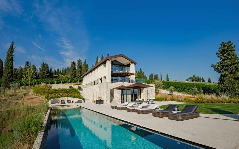 luxury villa Angioletto in Tuscany with private pool