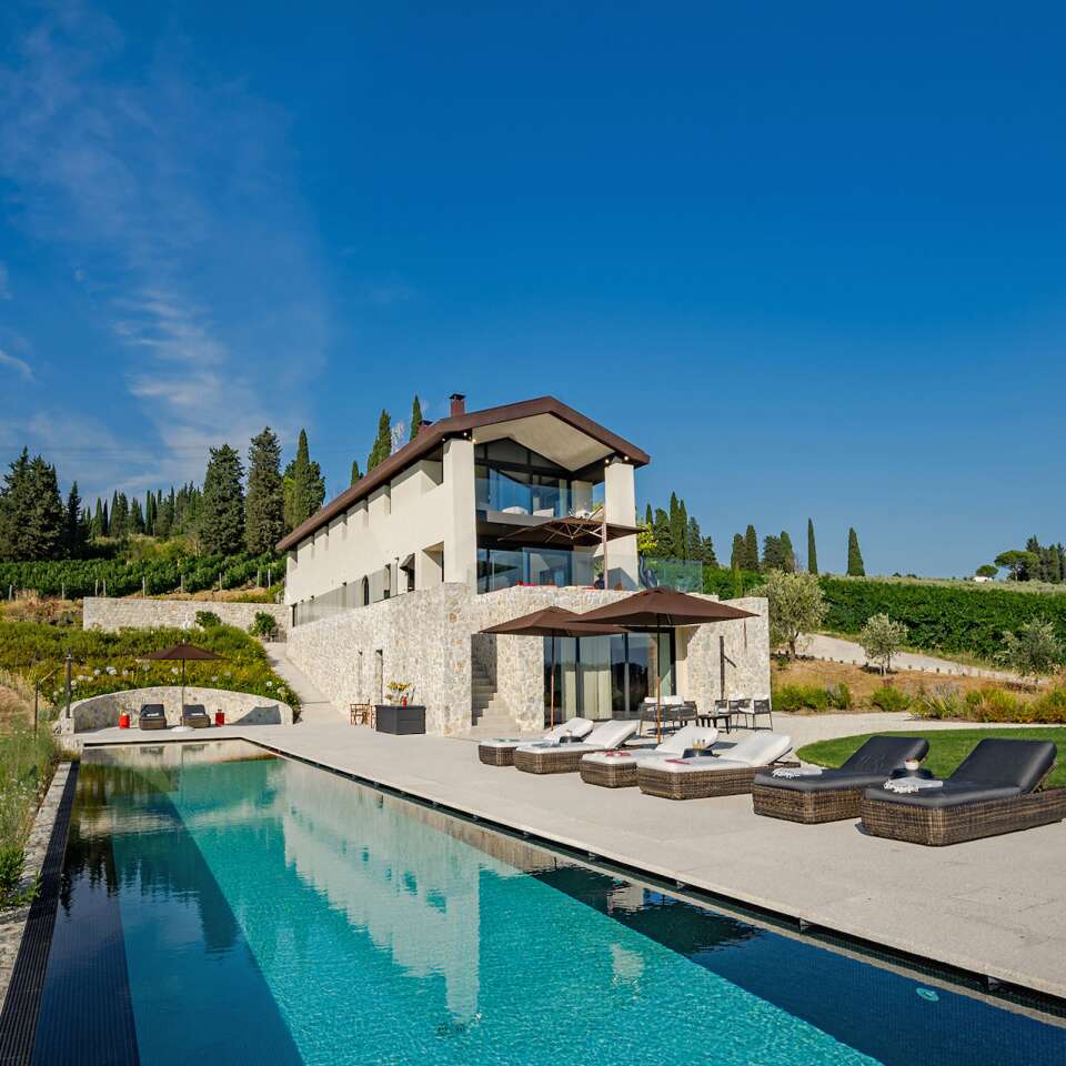luxury villa Angioletto in Tuscany with private pool
