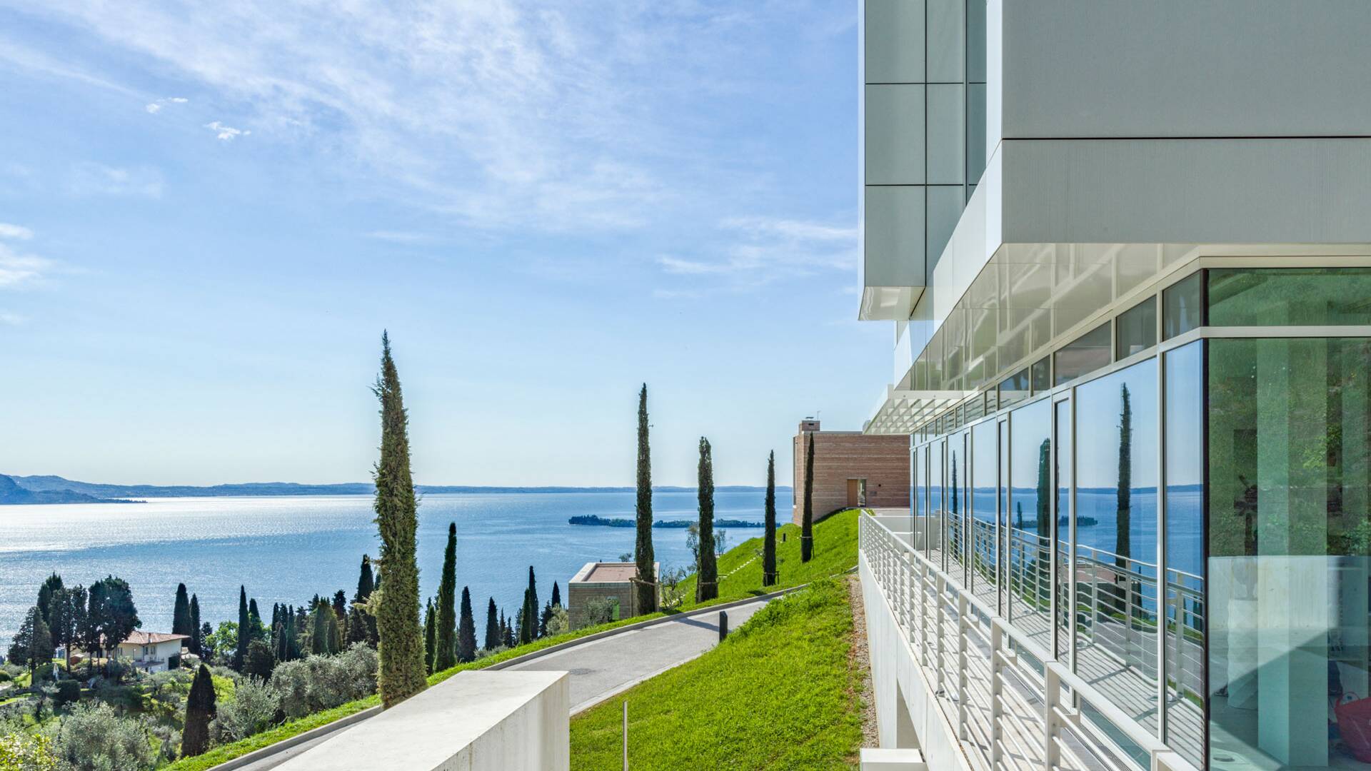 View of Garda lake