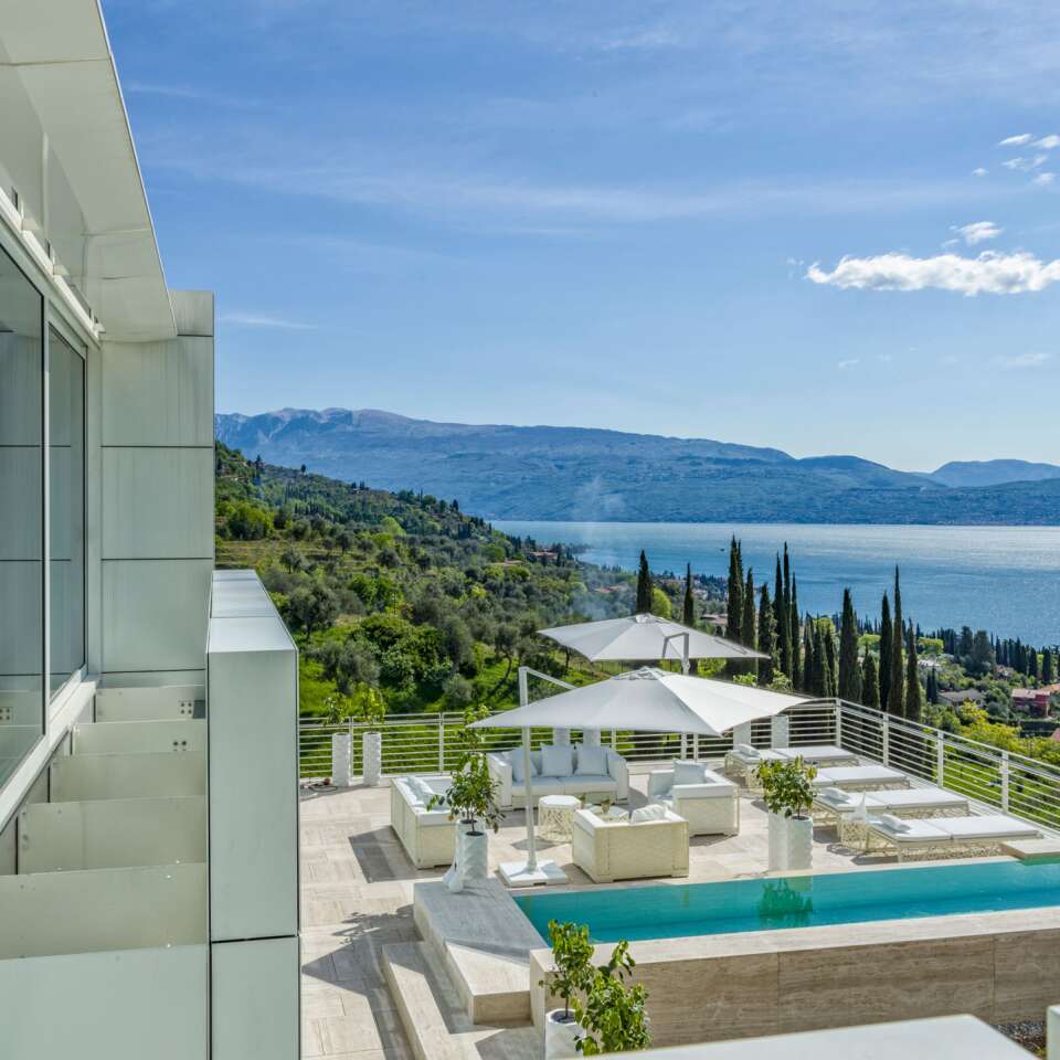 private swimming pool at the villa