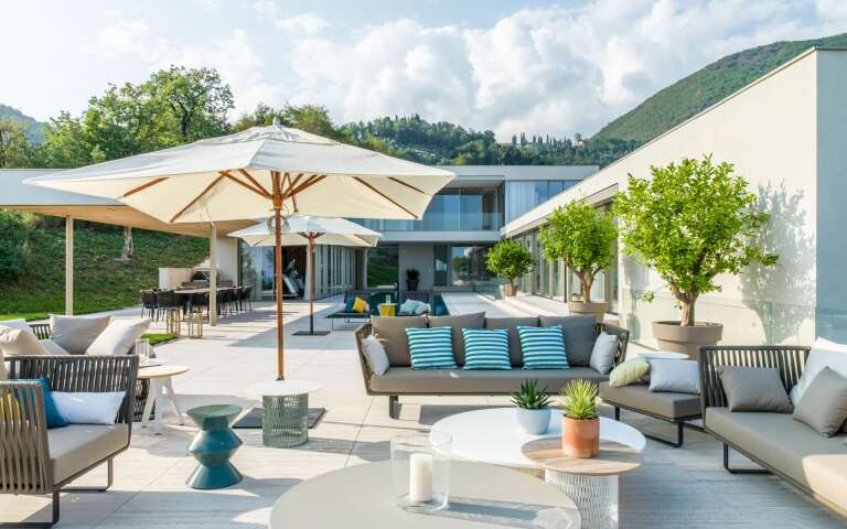 luxury furnished terrace