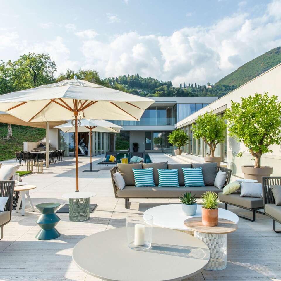 luxury furnished terrace