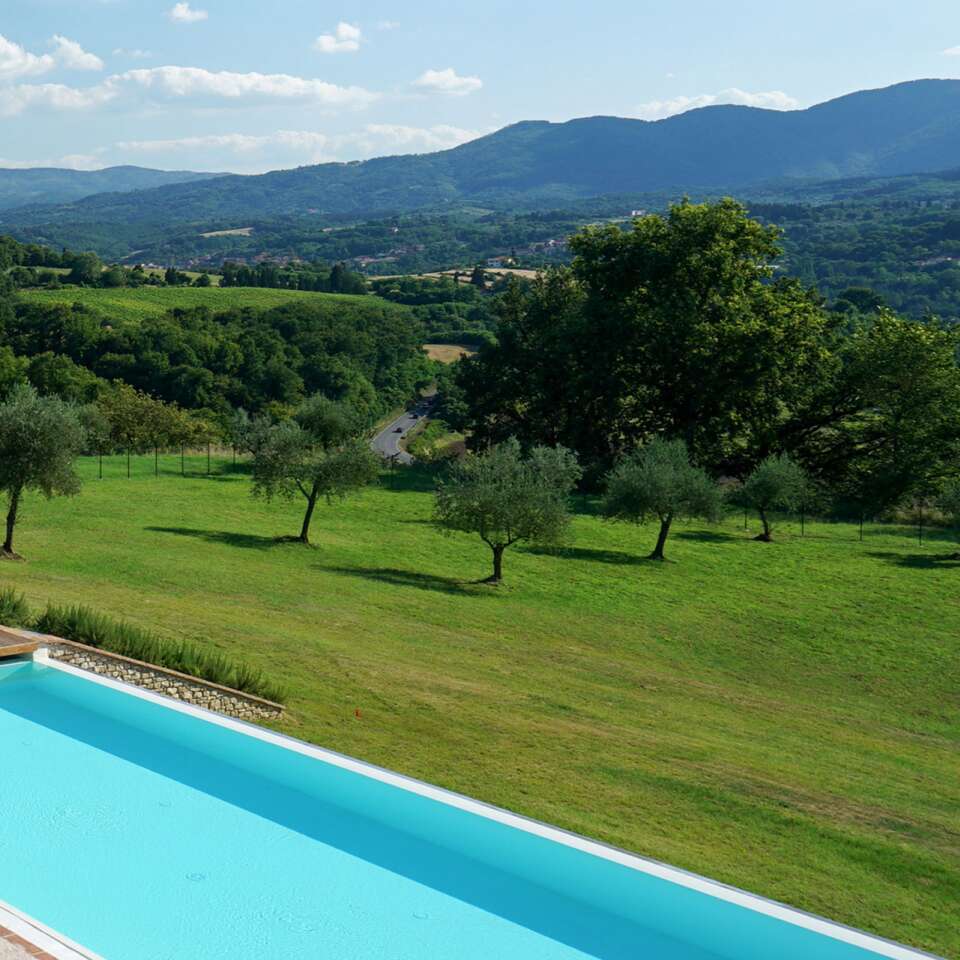 view of Tuscan hills
