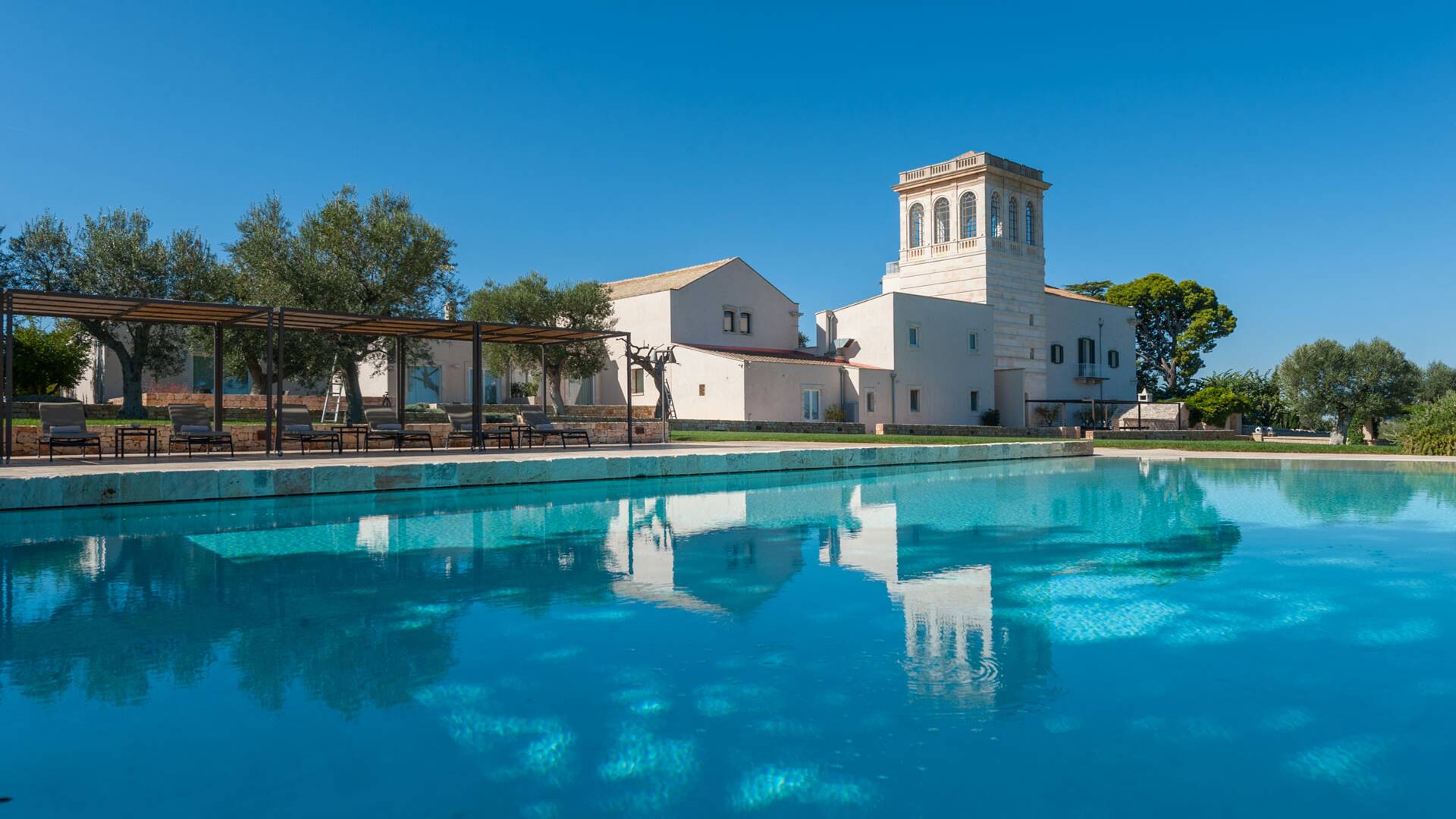 view of Grande Bellezza luxury villa with large private pool