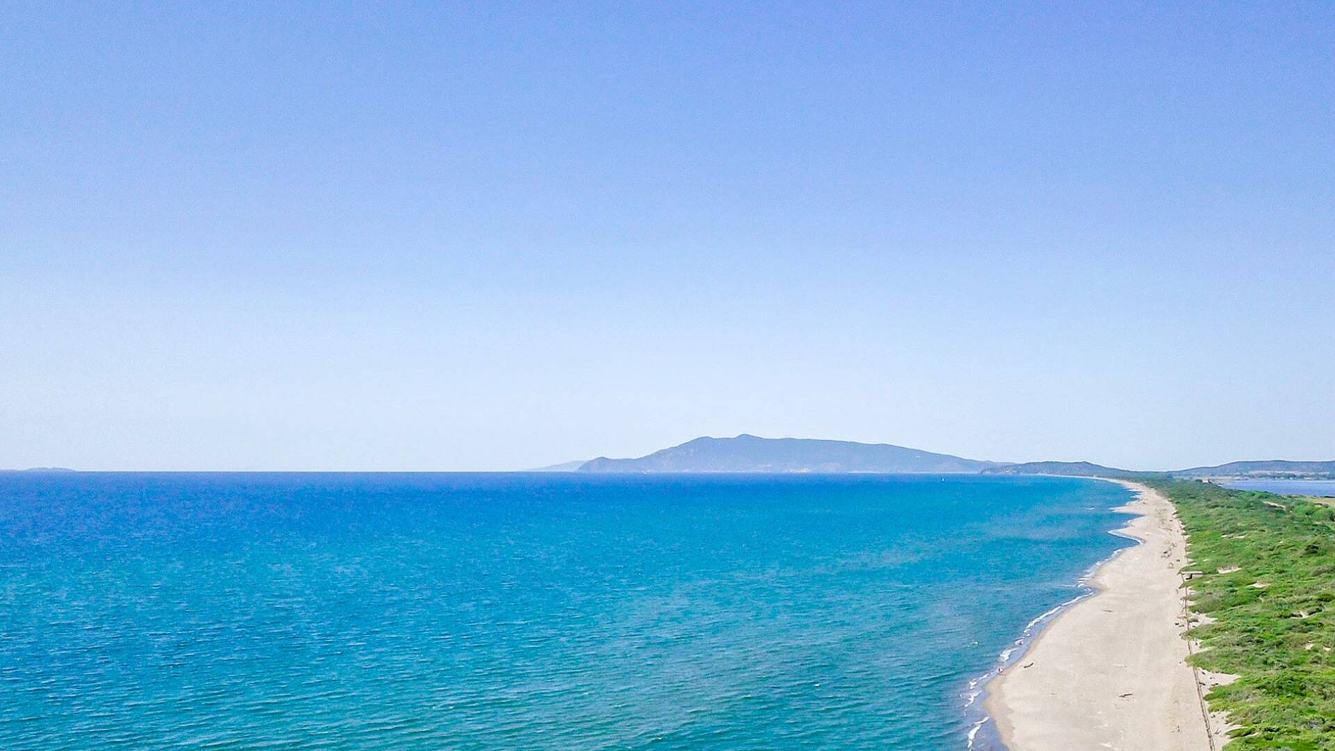 coastal area in Tuscany