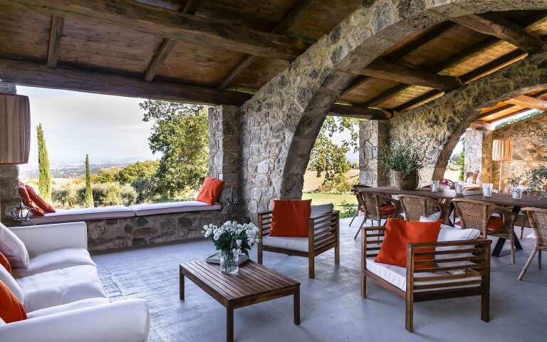 luxury vacation villa Saracino, Tuscany