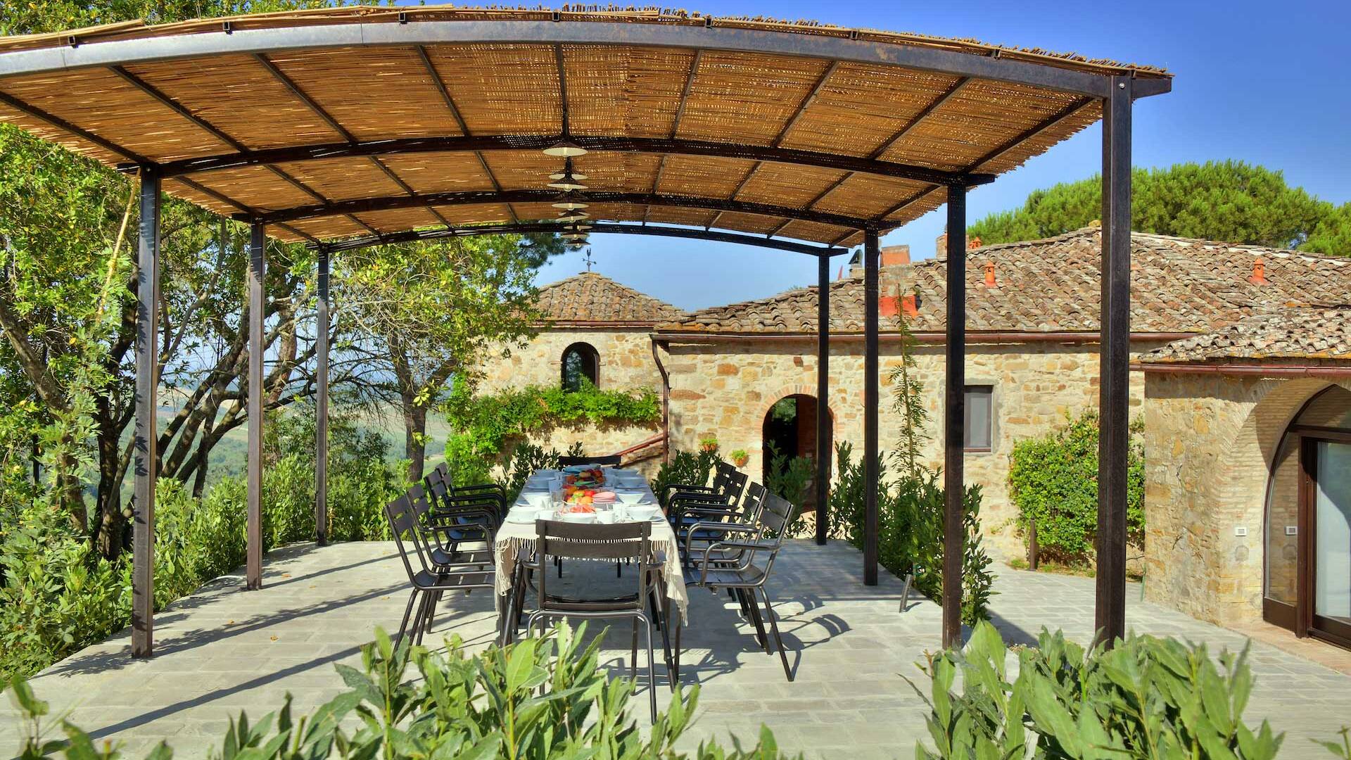 outdoor pergola for al fresco dining