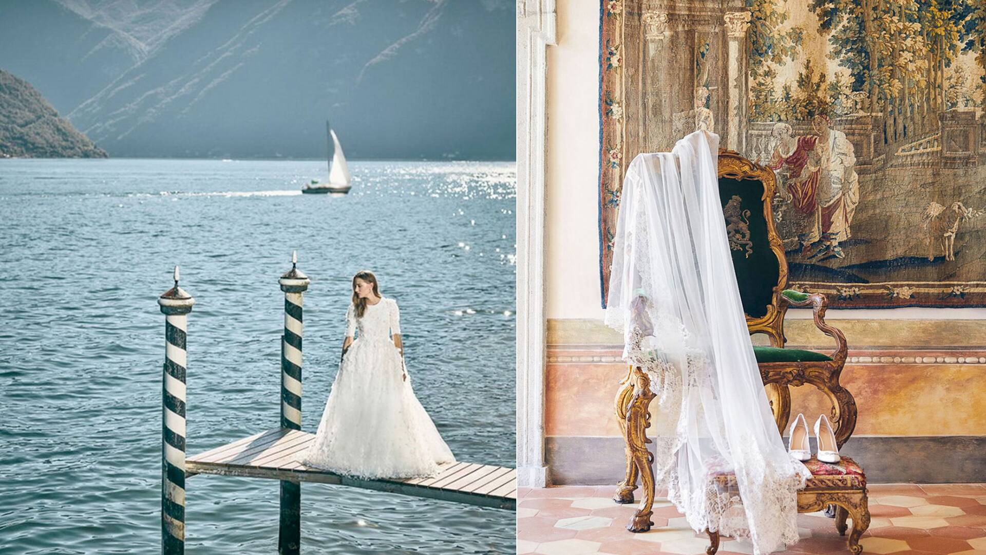 luxury wedding on Lake Como