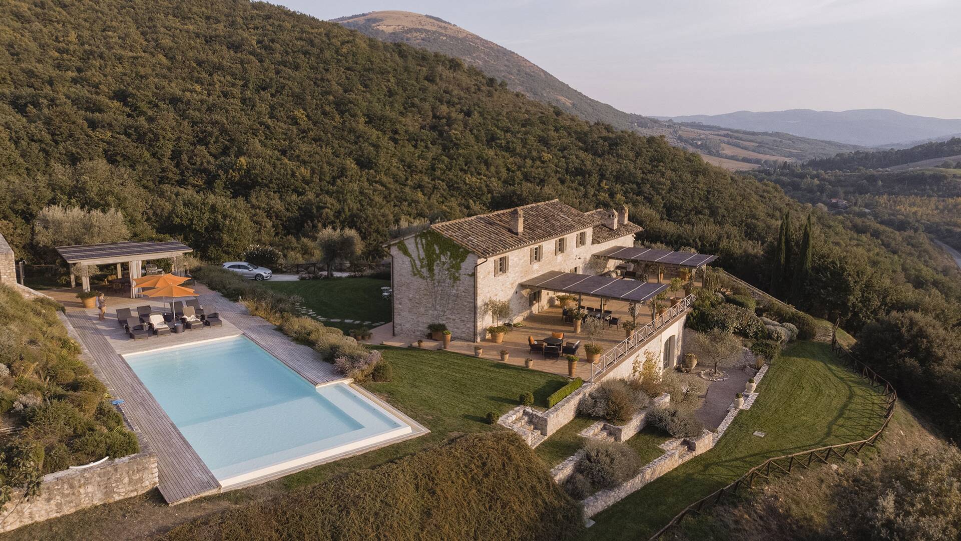 view over luxury Villa Mastino