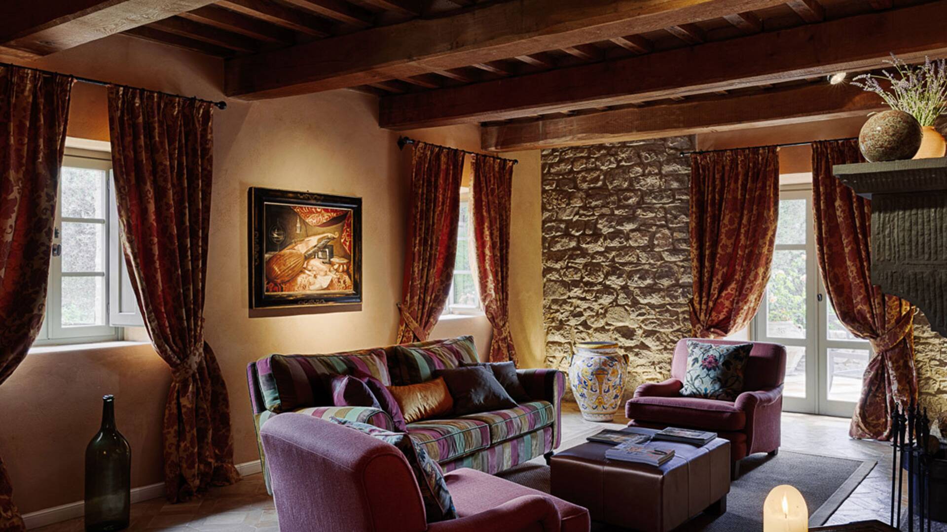 main villa. elegant living room