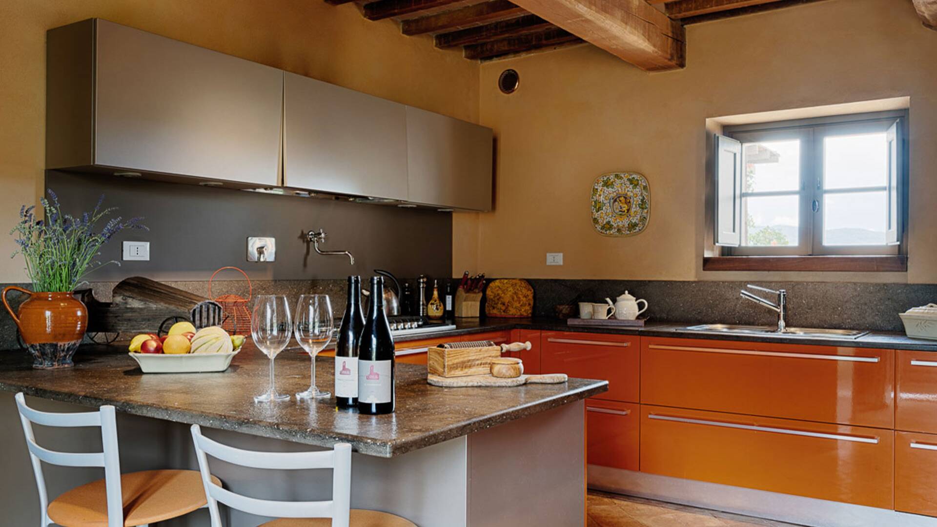 main villa, fully-equipped kitchen