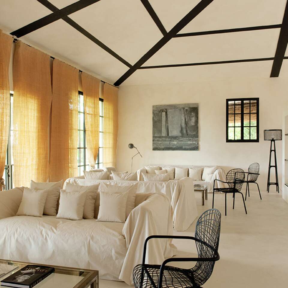 living area of luxury villa Andromeda