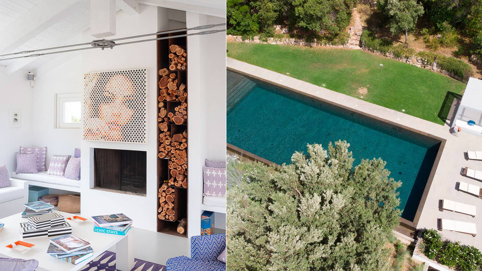 details of luxury villa Dafne