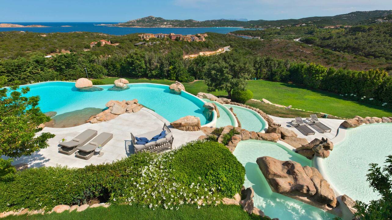 Luxury villa Abaco for rent in Sardinia, Porto Cervo Home In Italy