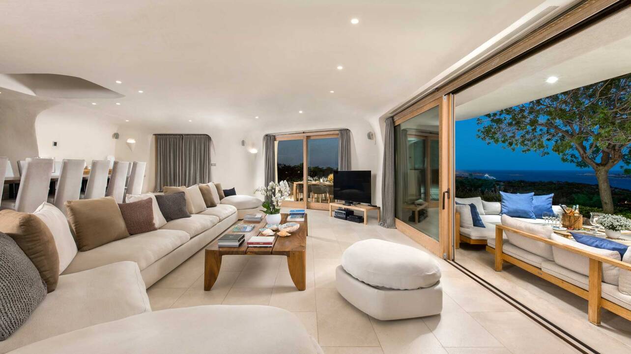 Luxury villa Abaco for rent in Sardinia, Porto Cervo Home In Italy