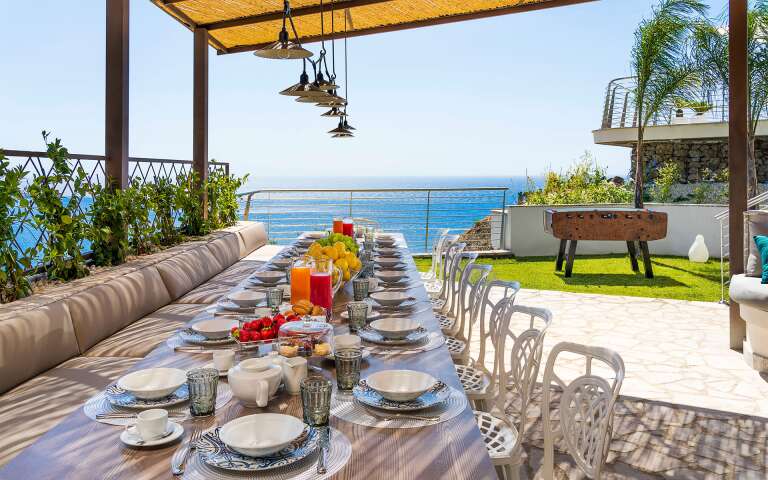 al fresco dining area