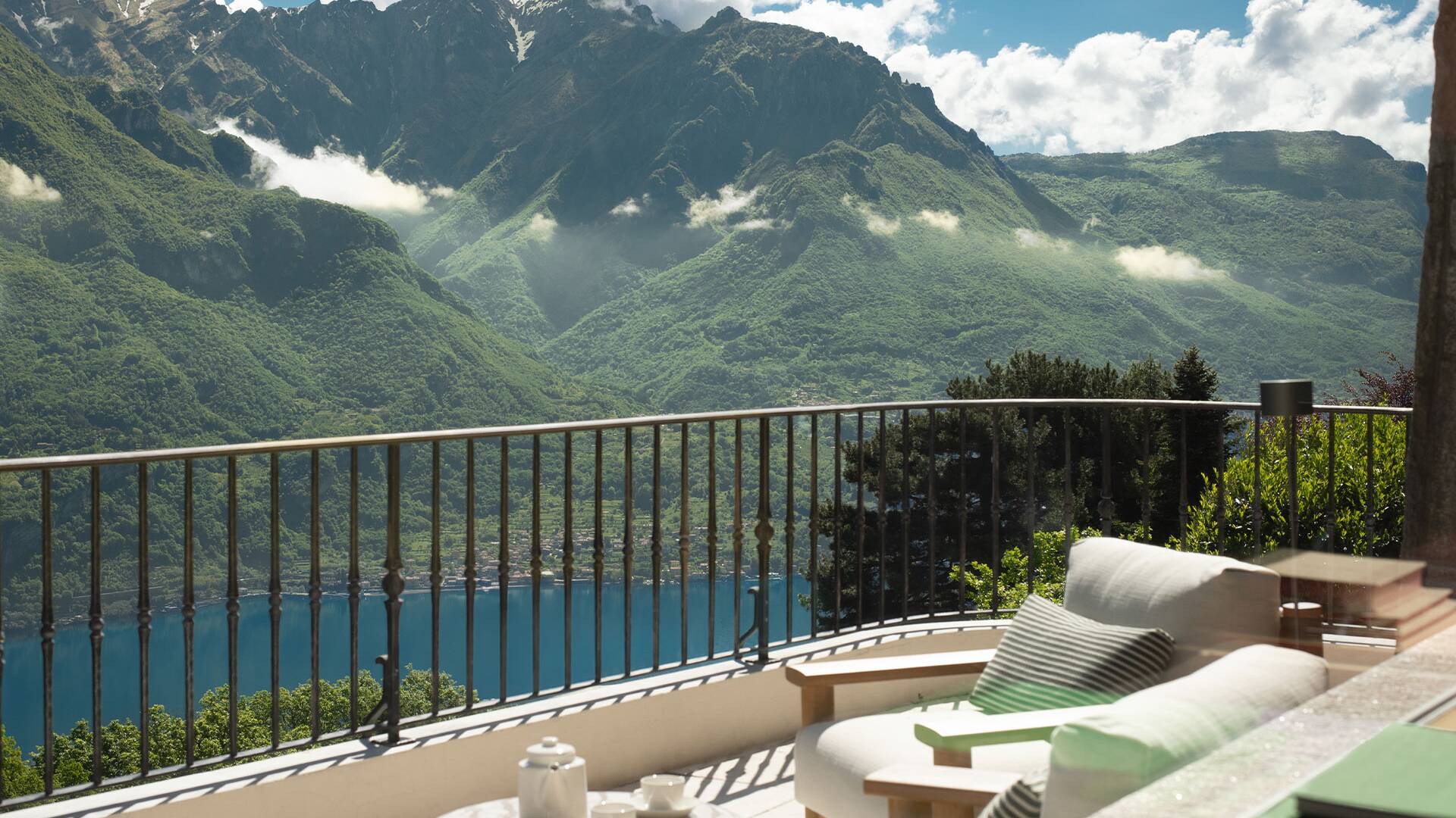 panoramic view from the balcony