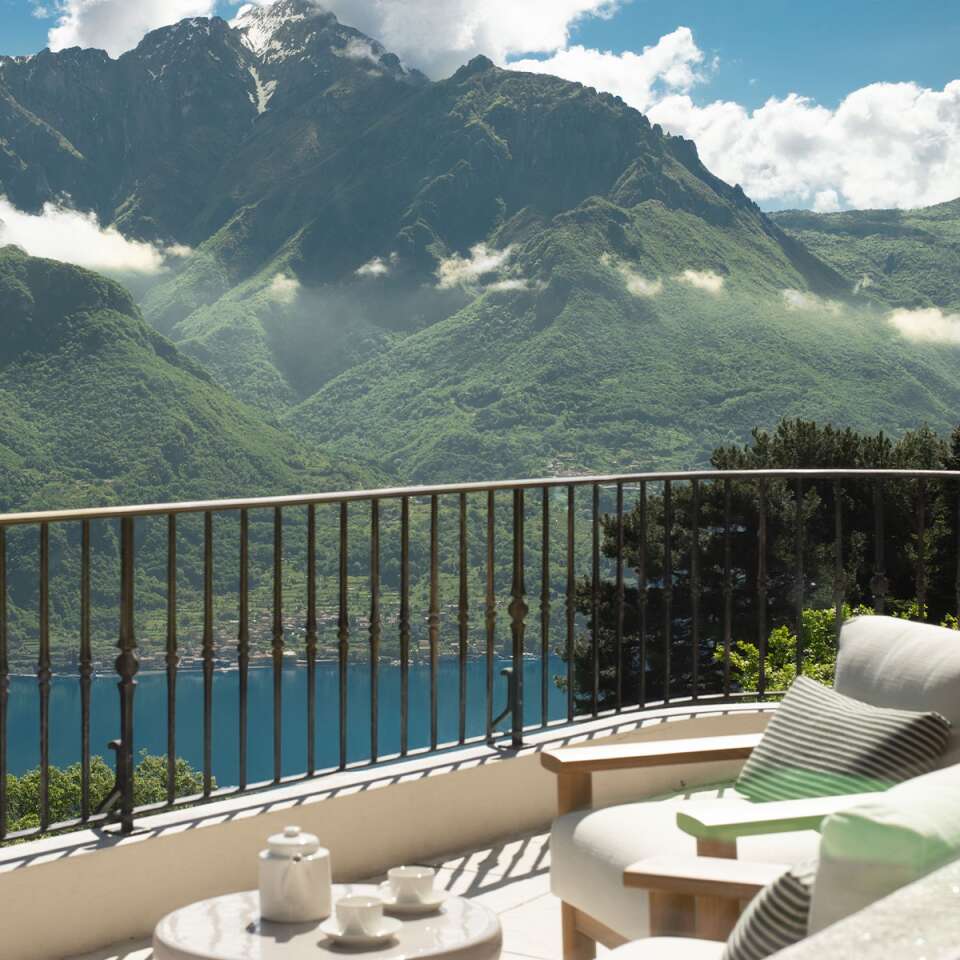 panoramic view from the balcony