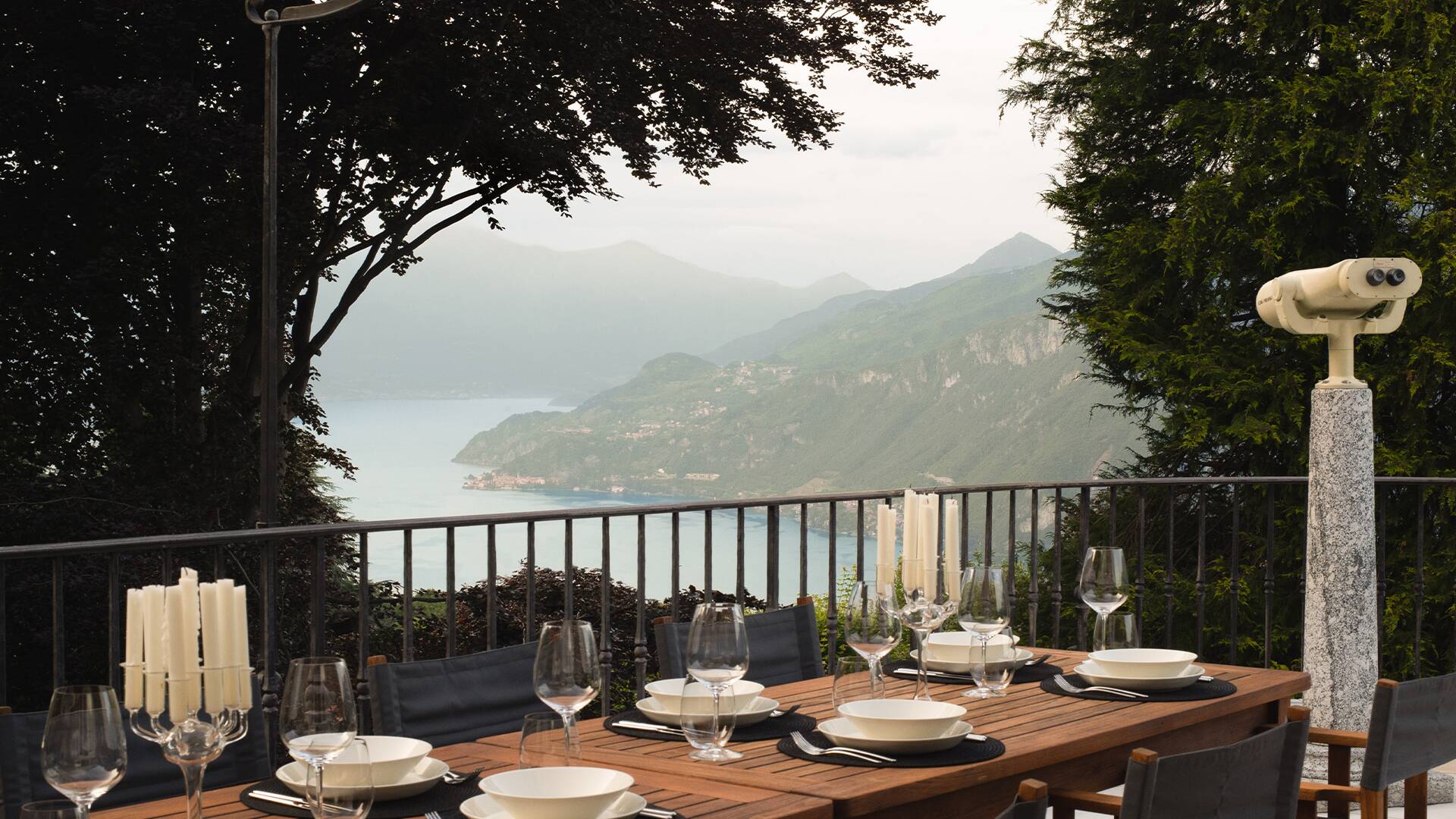 al fresco dining area