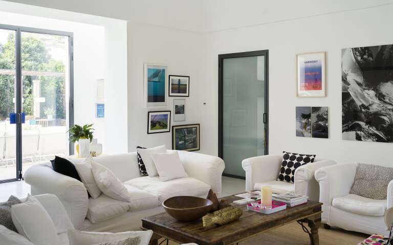 living room with comfortable seating space