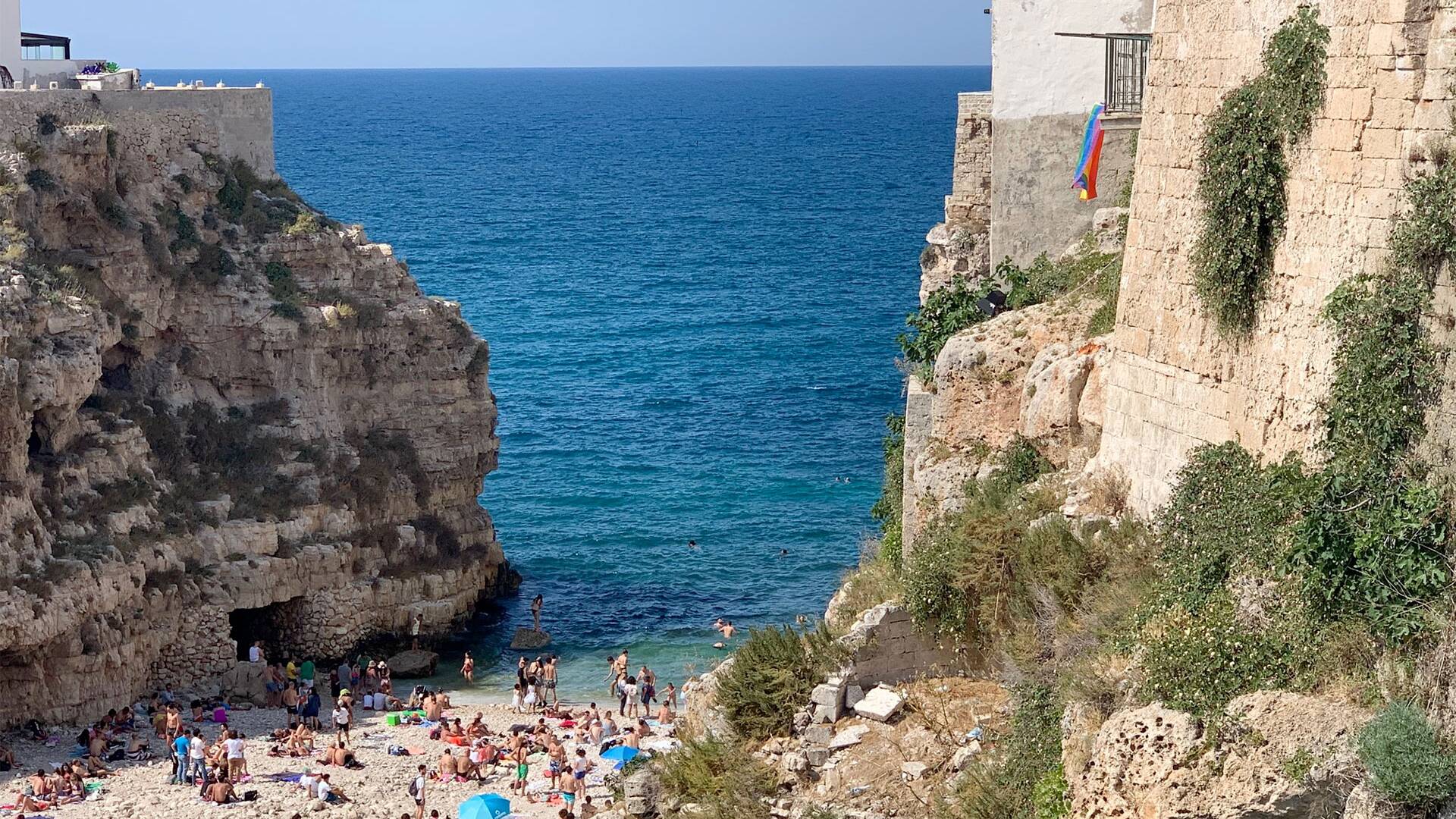 Polignano a Mare beach