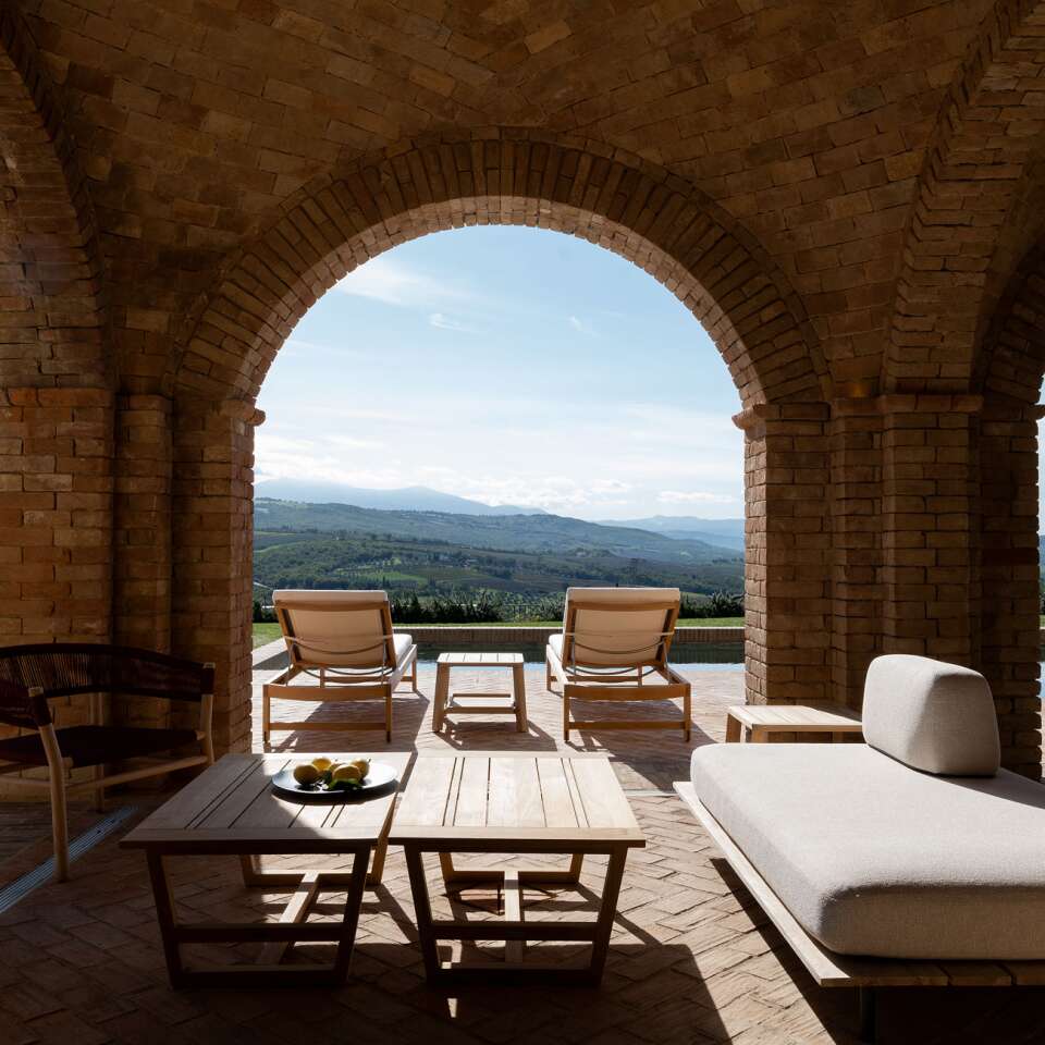 pergola by the swimming pool