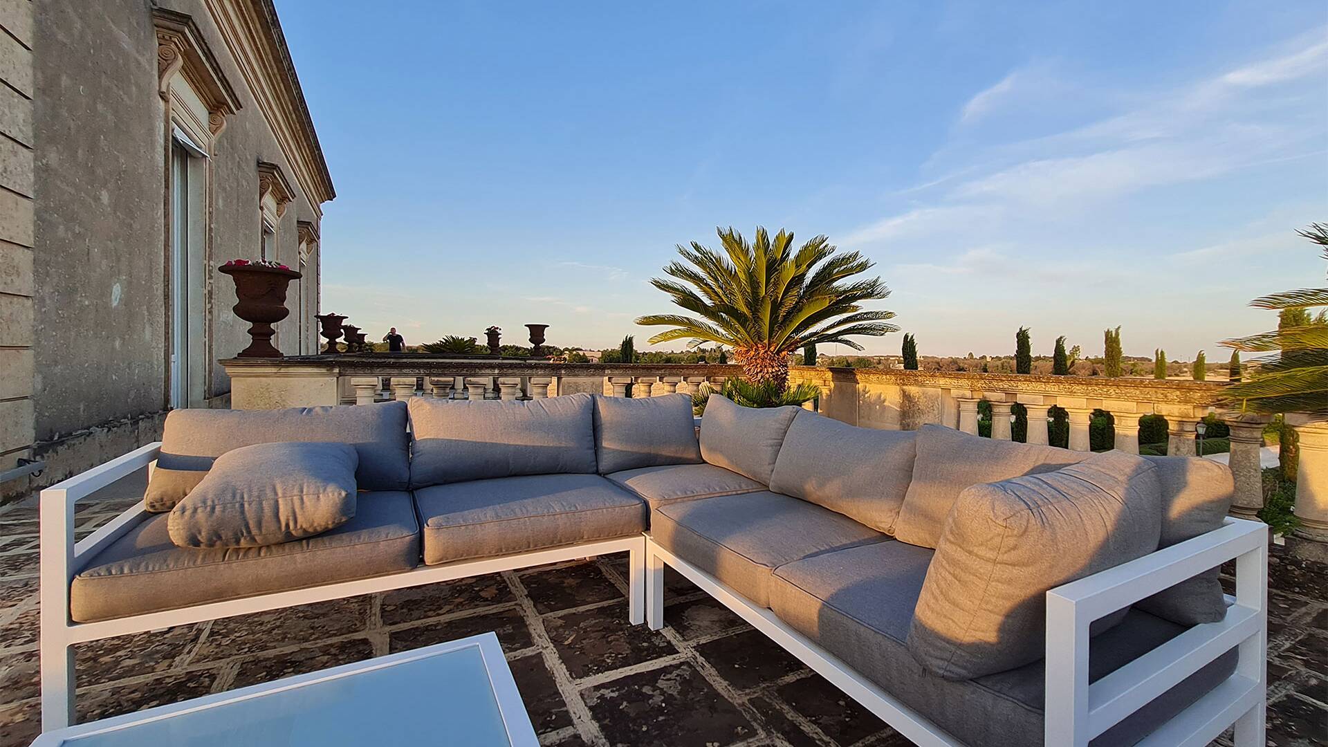lovely external sitting area