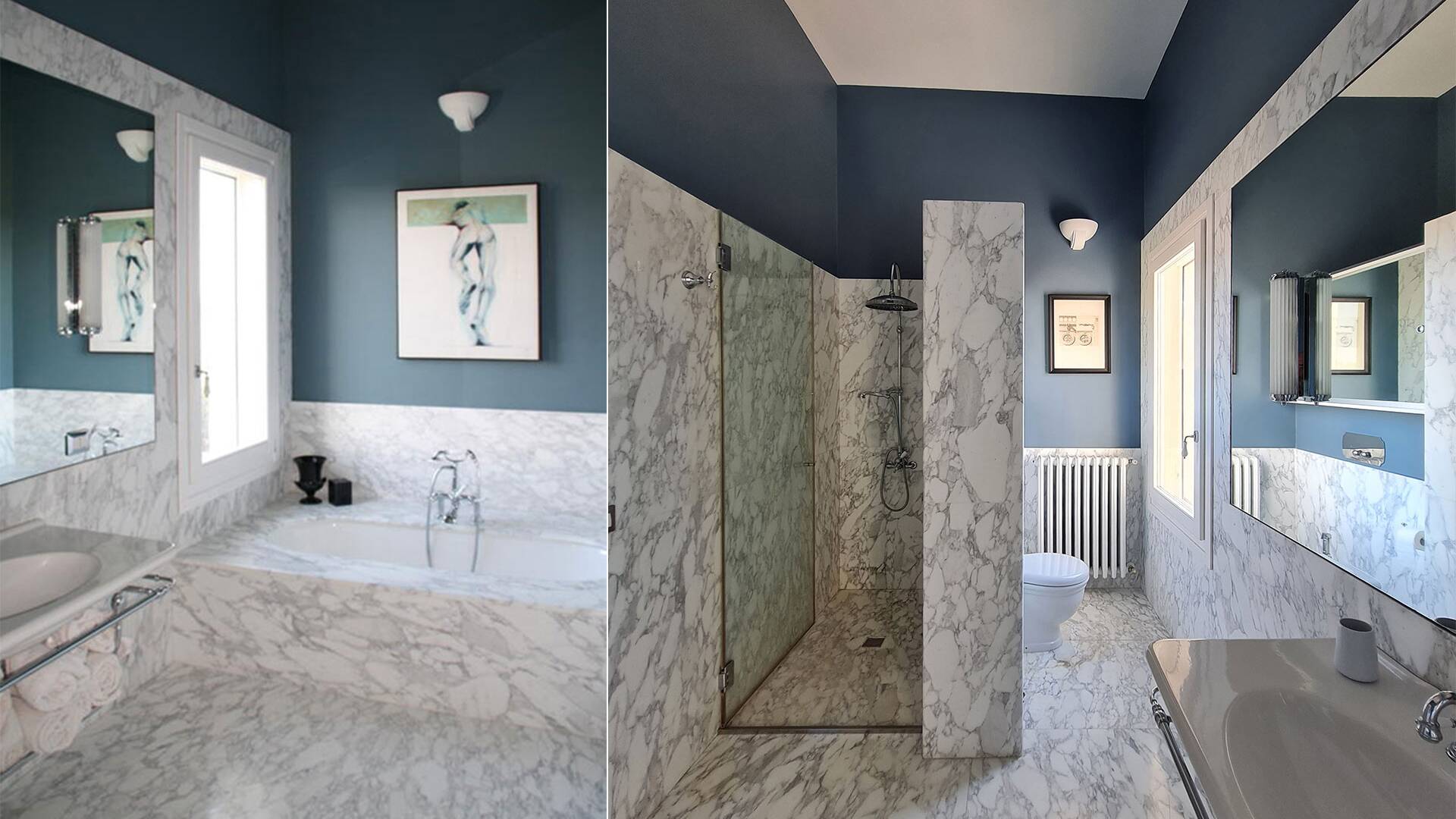 luxury marble bathroom