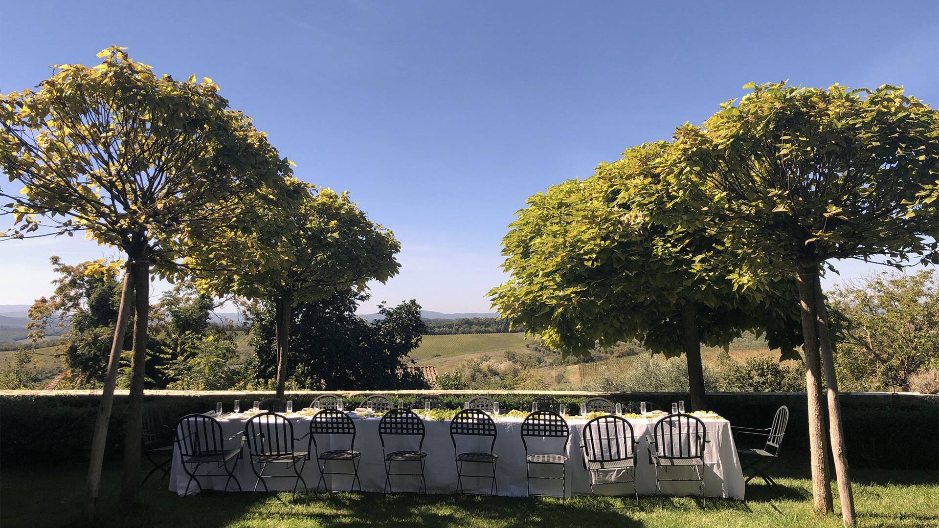 lovely outdoor eating table