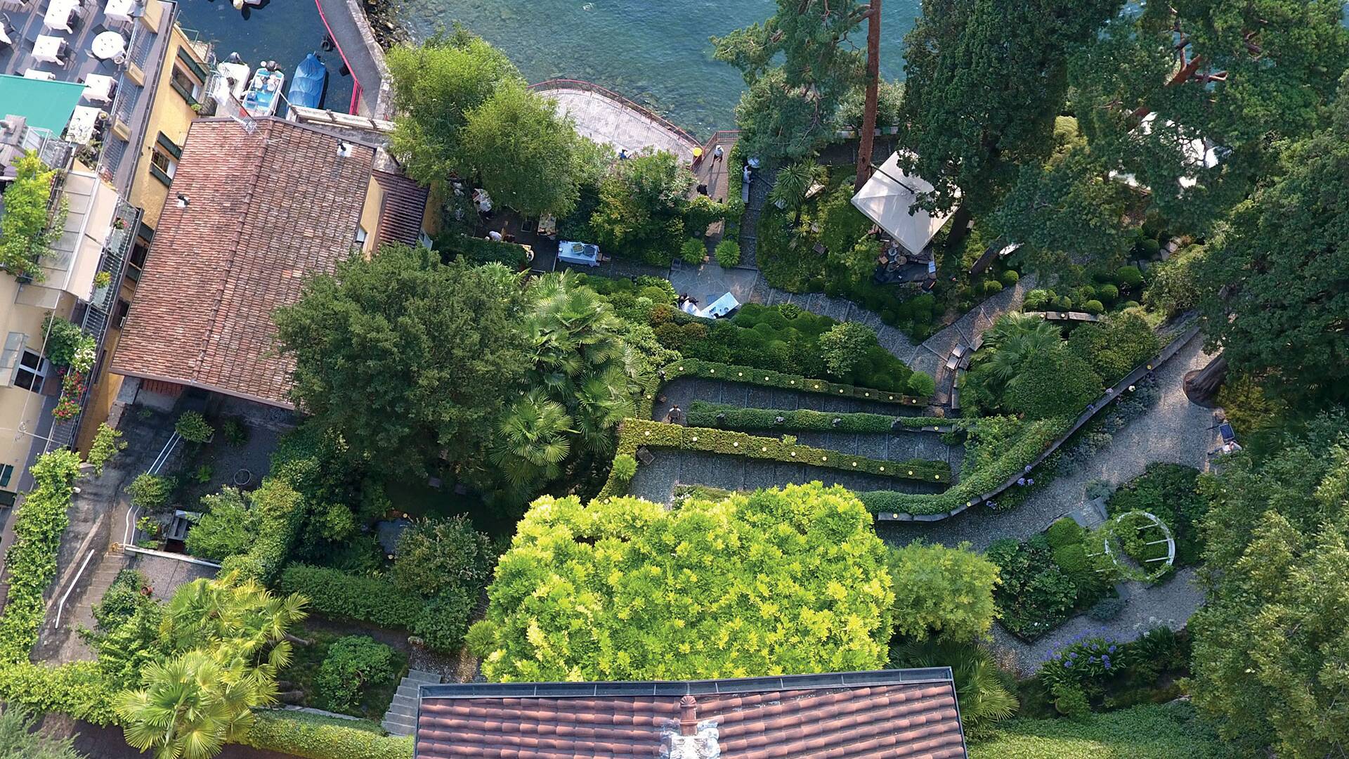 view over luxury villa Velluto