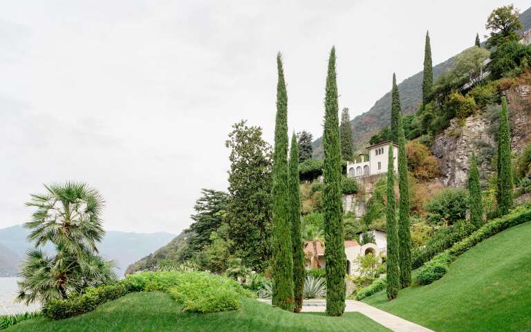 private garden with sweeping views