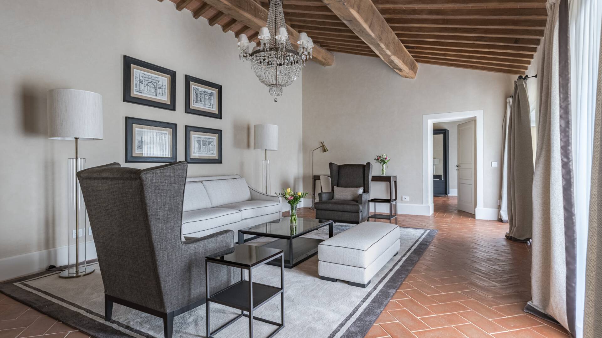 Suite de Medici, sitting area