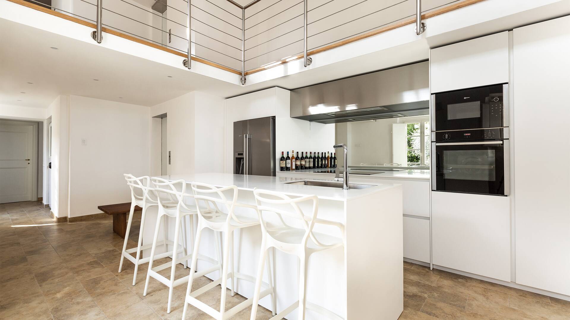 fully-equipped modern kitchen