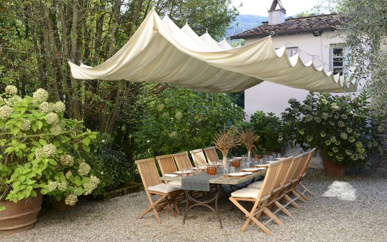 al fresco dining area