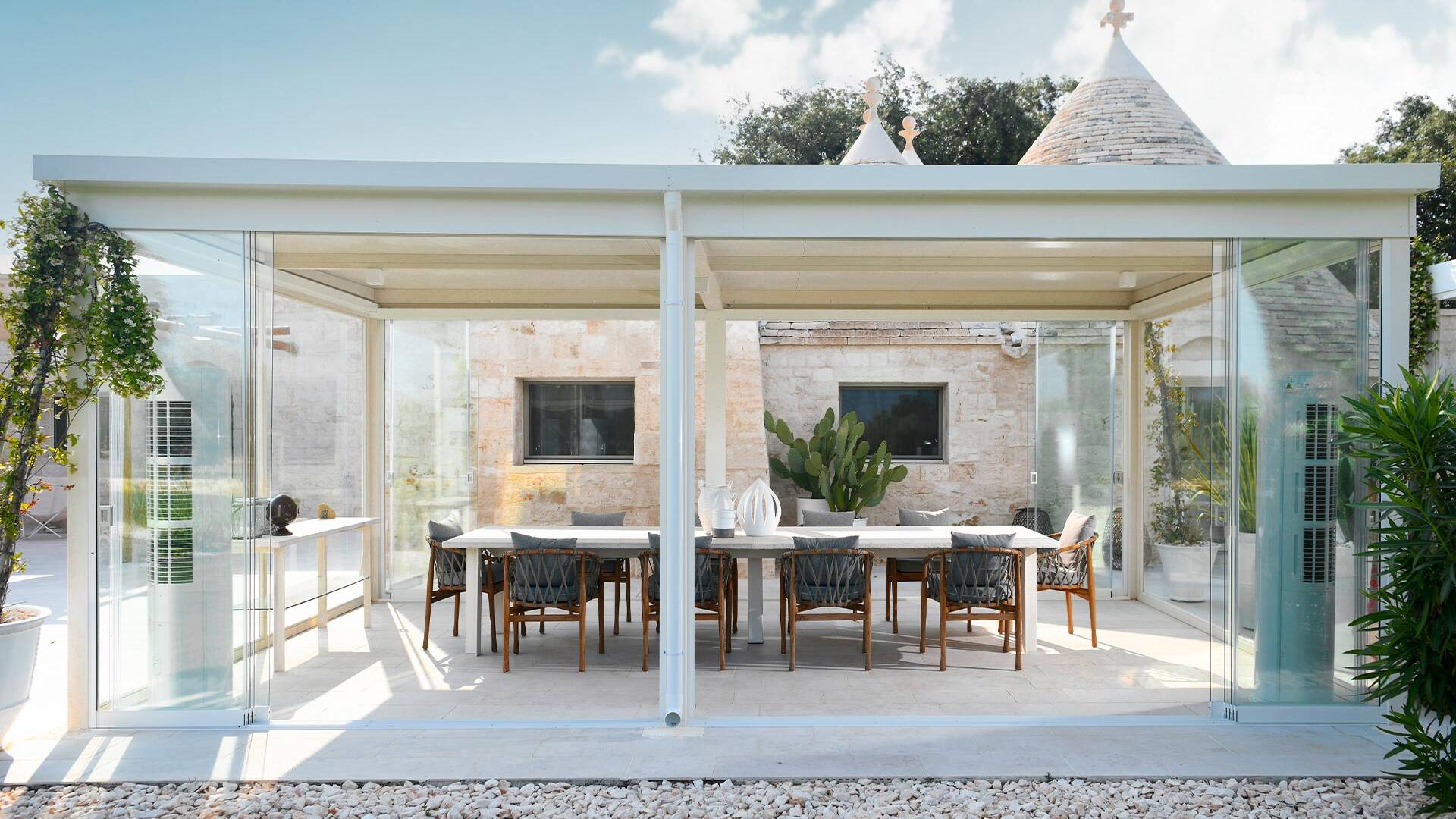 garden living area