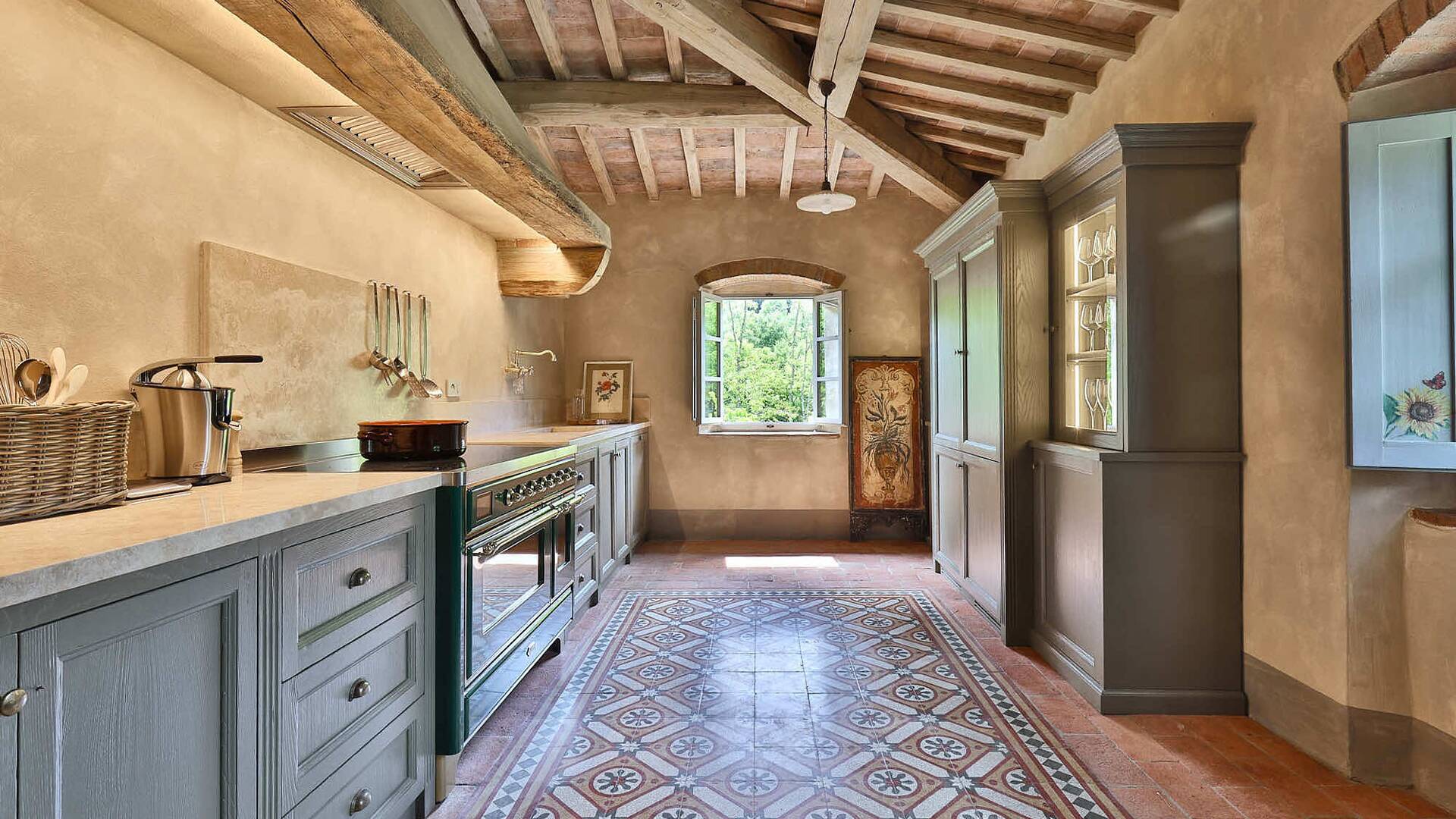 kitchen with original floors