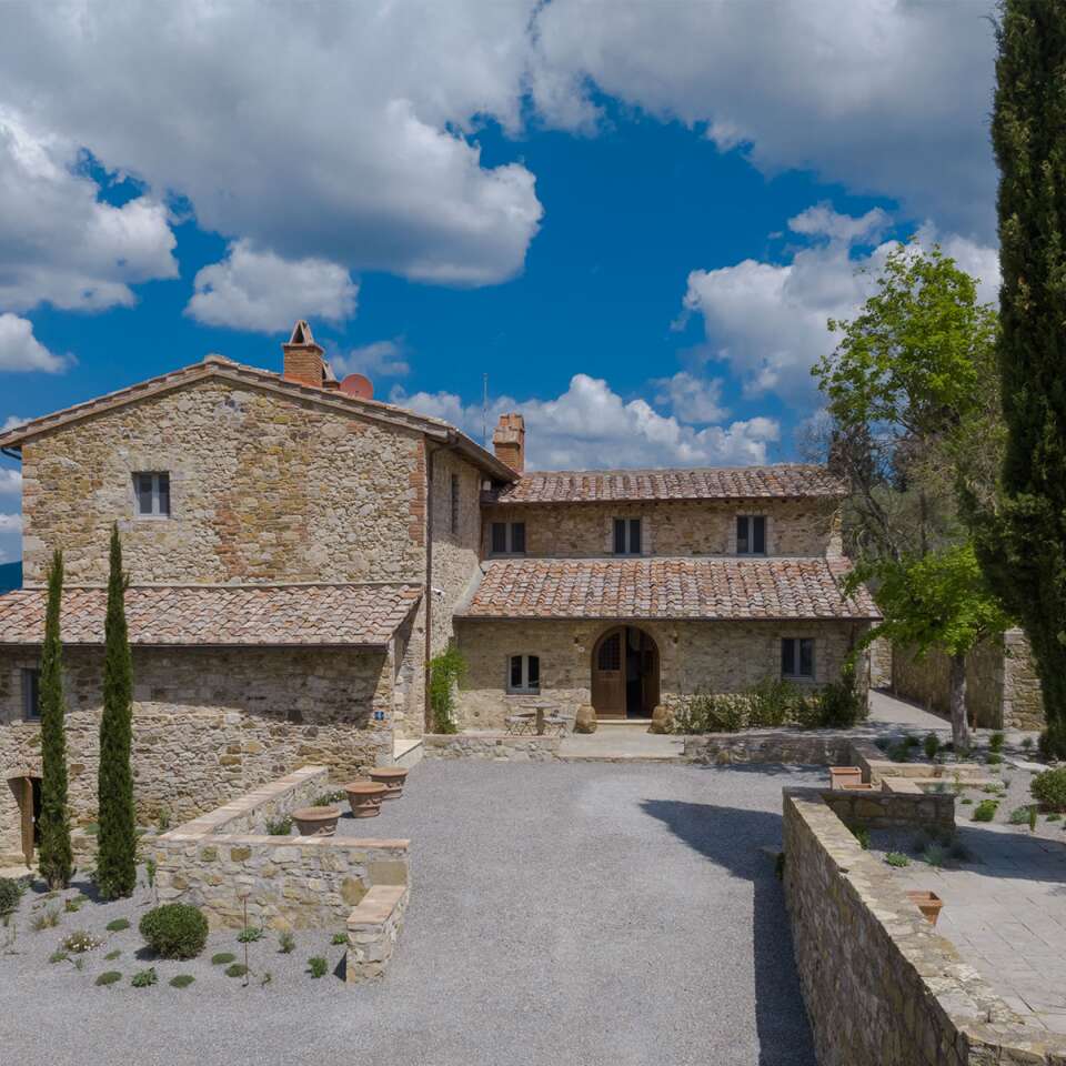 main villa, entrance