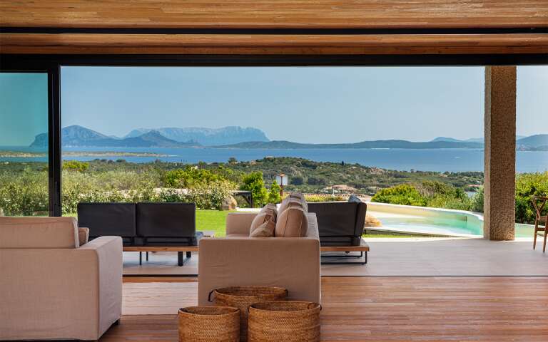 splendid view over the bay in Porto Cervo