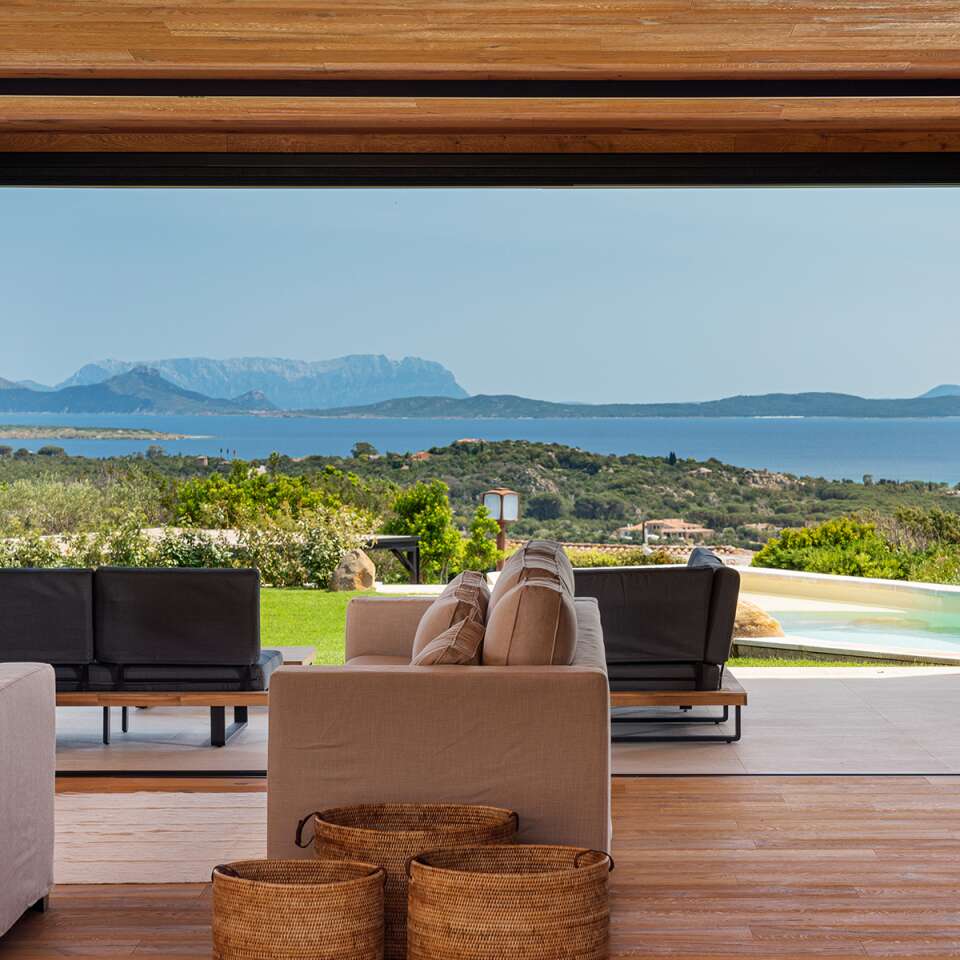 splendid view over the bay in Porto Cervo