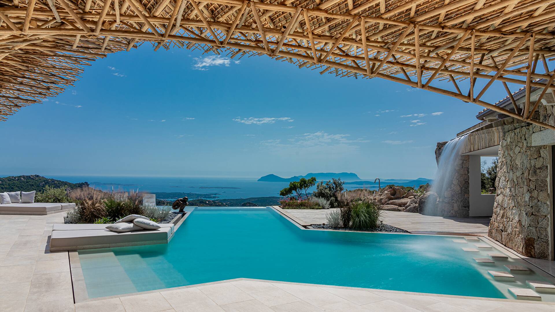 swimming pool with breathtaking sea view