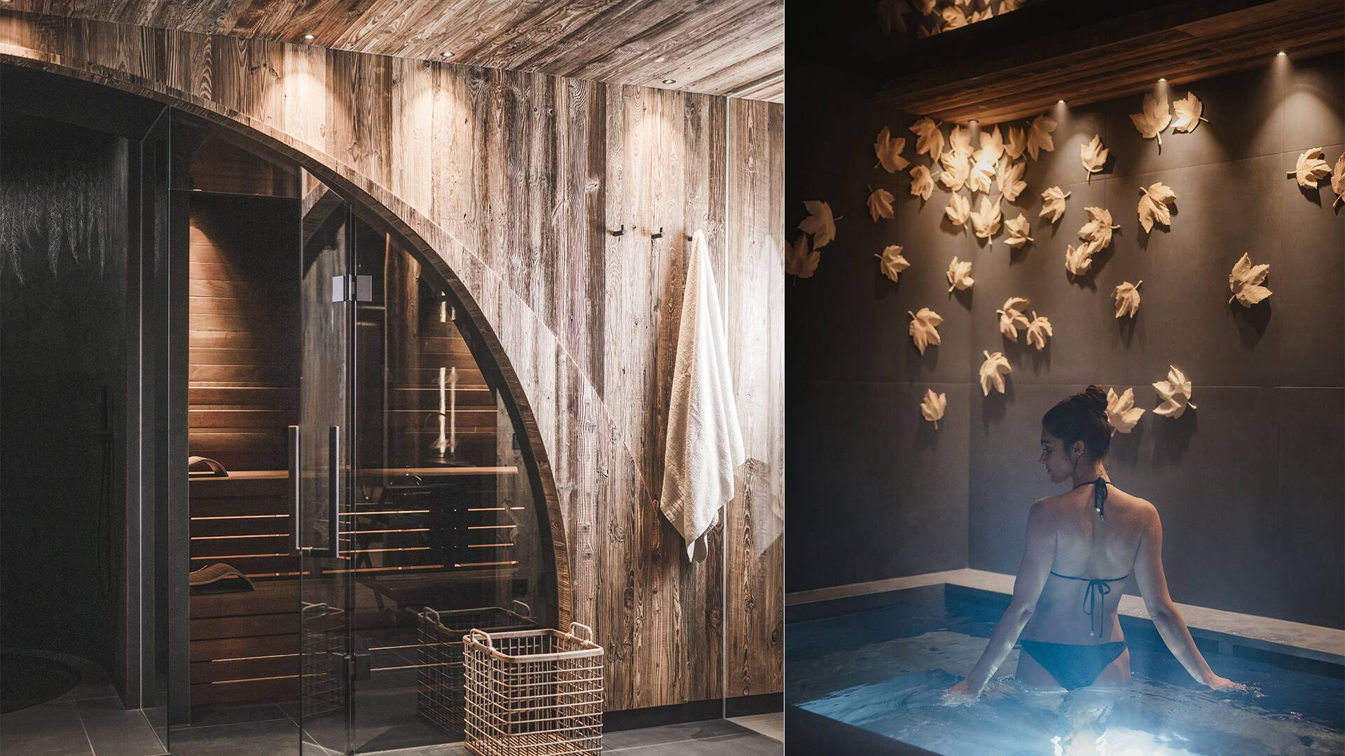 private spa with sauna