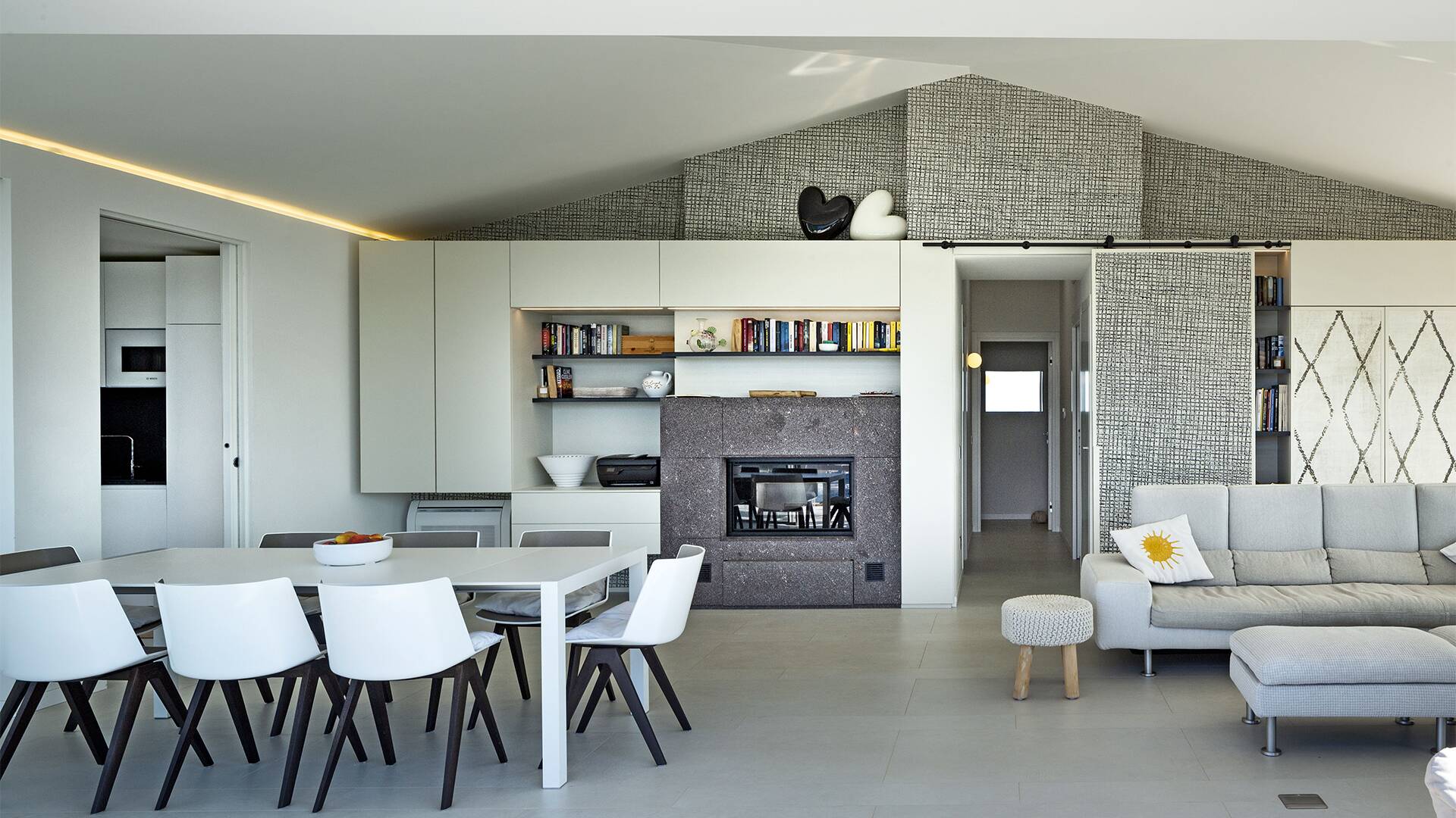 open space with modern design