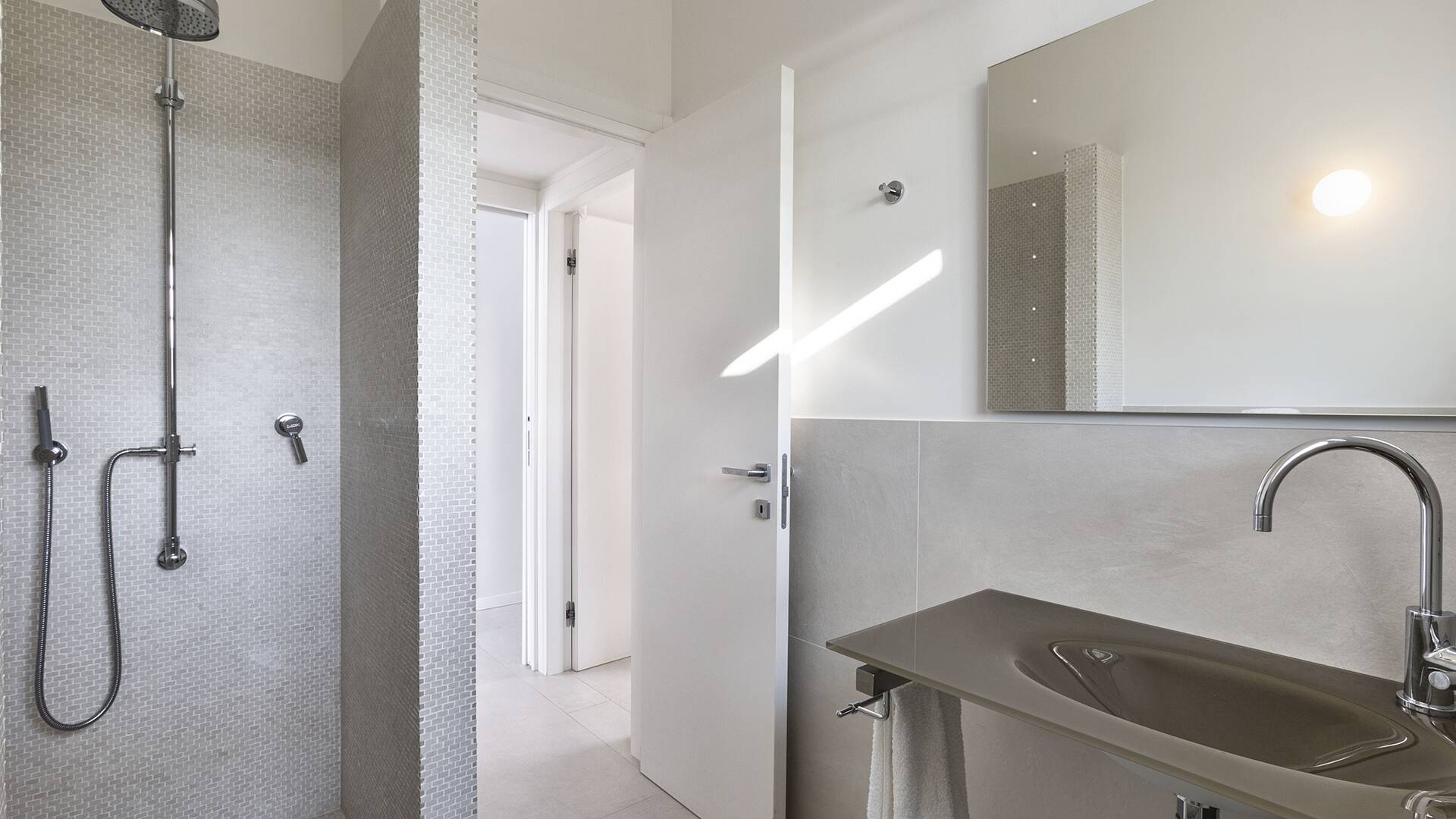 bathroom with walk-in shower