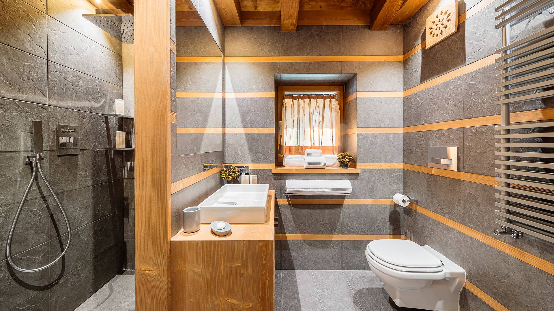 bathroom with walk-in shower