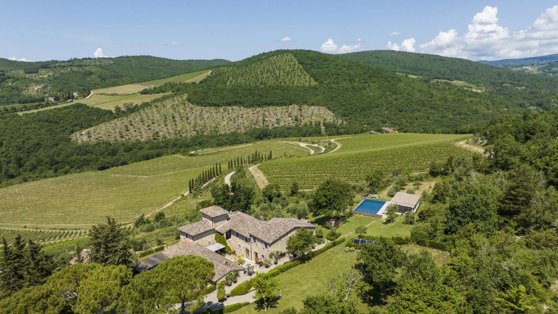 luxury Villa Perline for rent, Chianti area