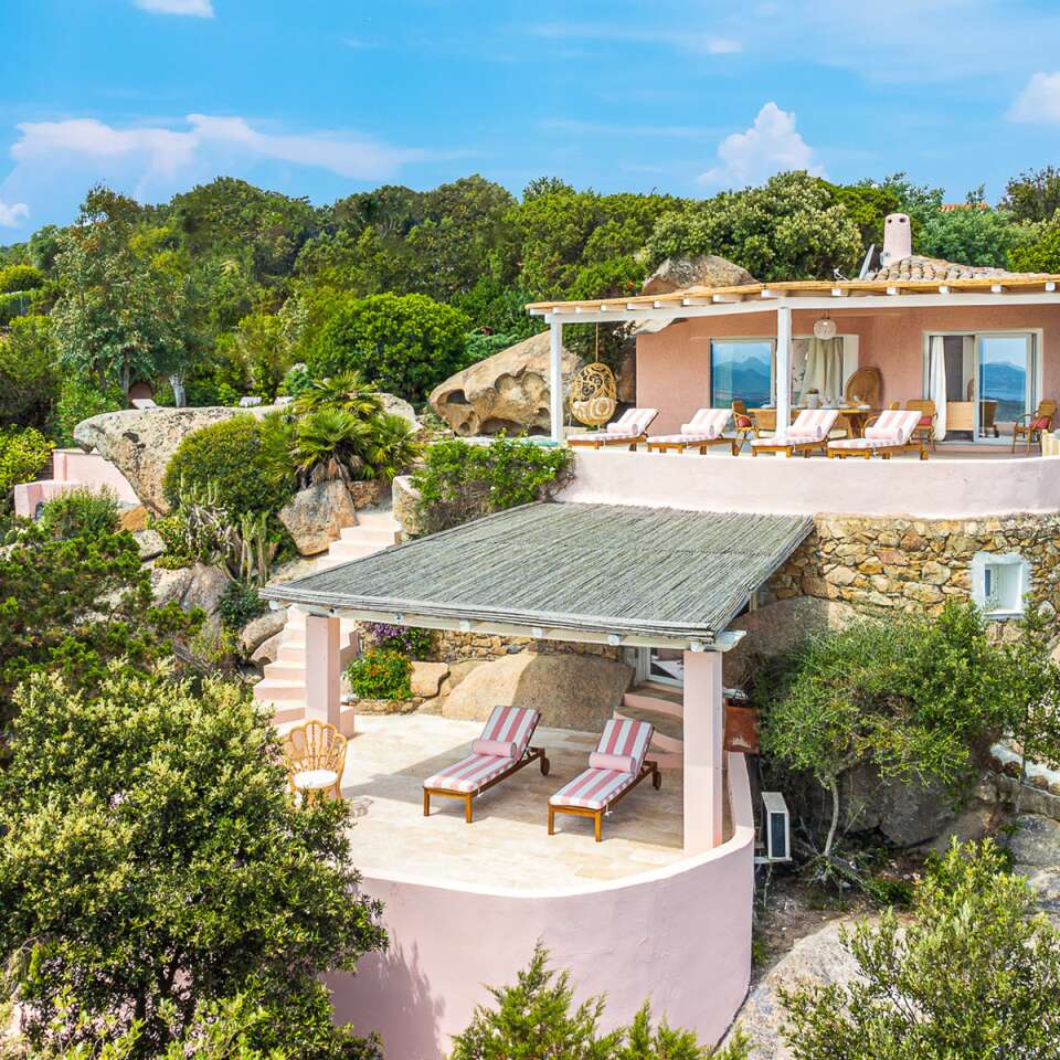 front view vacation villa Paula