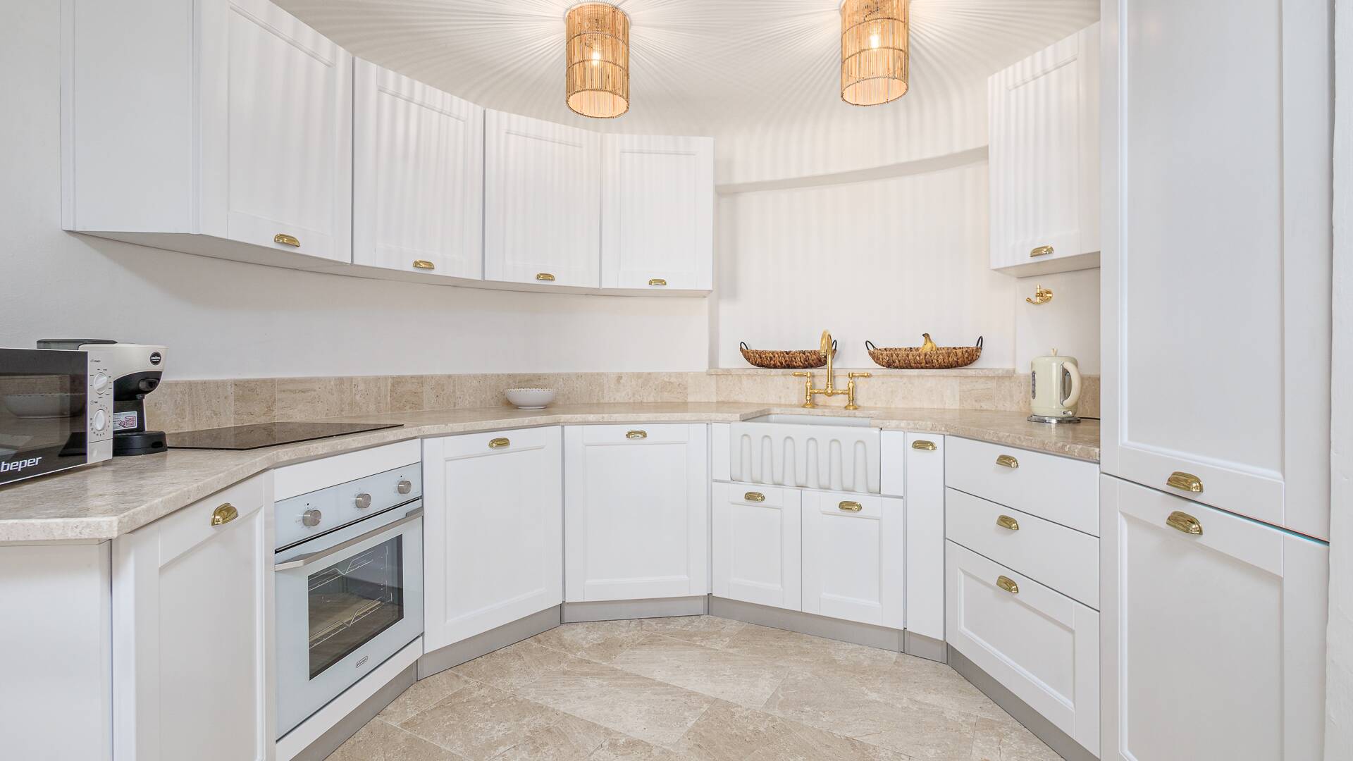 well equipped kitchen