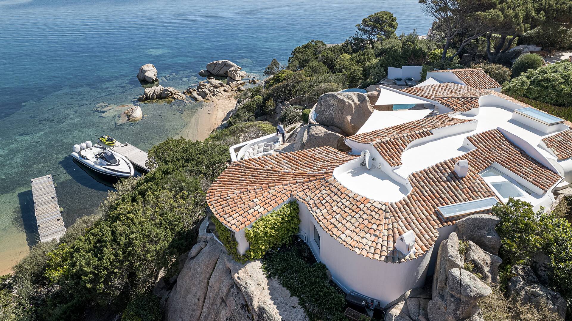 luxury villa Aura in Porto Rafael, Sardinia