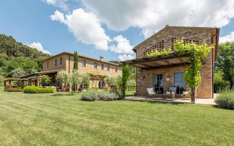 main villa and guest house