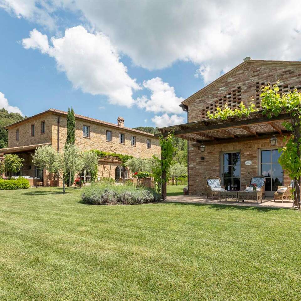 main villa and guest house